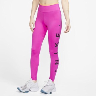 Leggings Nike One Icon Clash Graphic Mid-Rise Dama Roz Aurii Negrii | LRGA-56134